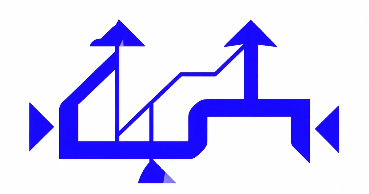 Abstract illustration of lead routing workflow automation